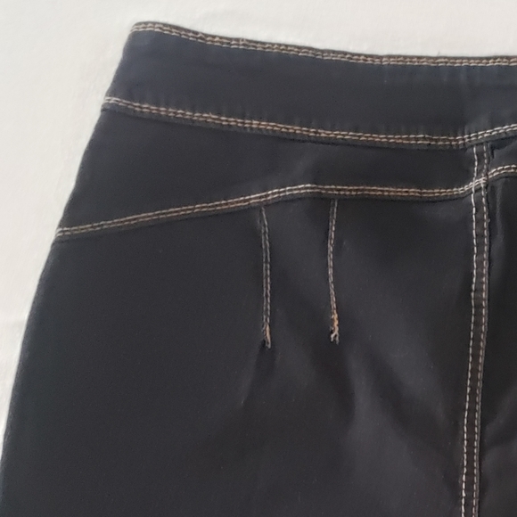 Gracia denim Maternity pull on skinny jeans black NWOT size 4 - Picture 13 of 14